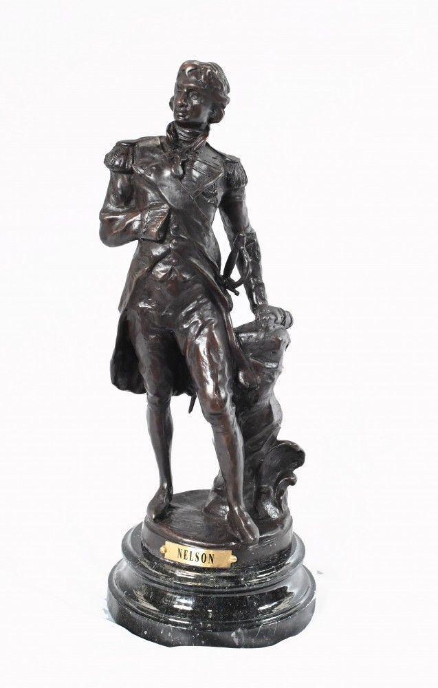 Bronze Statue Duke Of Wellington Figurine Waterloo English Military photo furniture