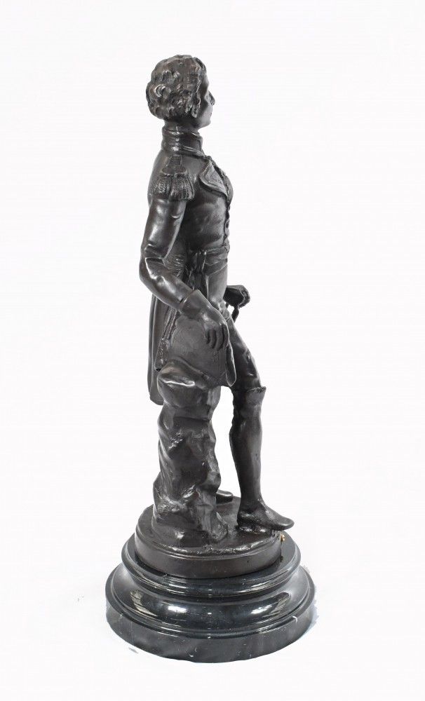 Art Bronze Statue Duke Of Wellington Figurine Waterloo English Military photo