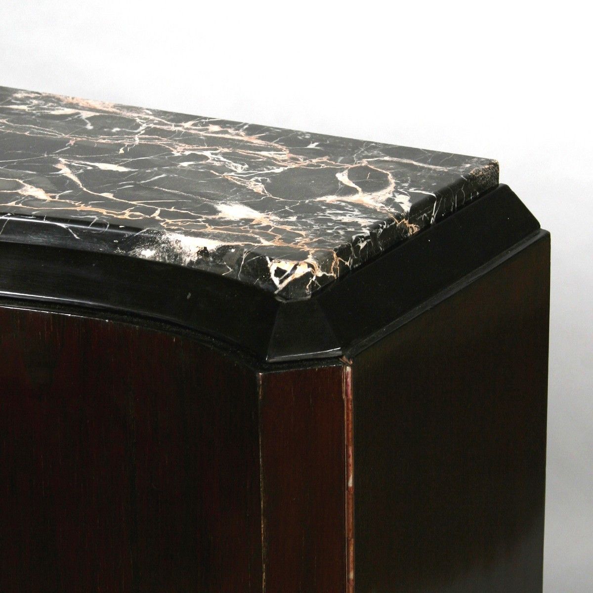 Art Deco Cabinet With Silvered Metal Decoration To Doors photo Furniture