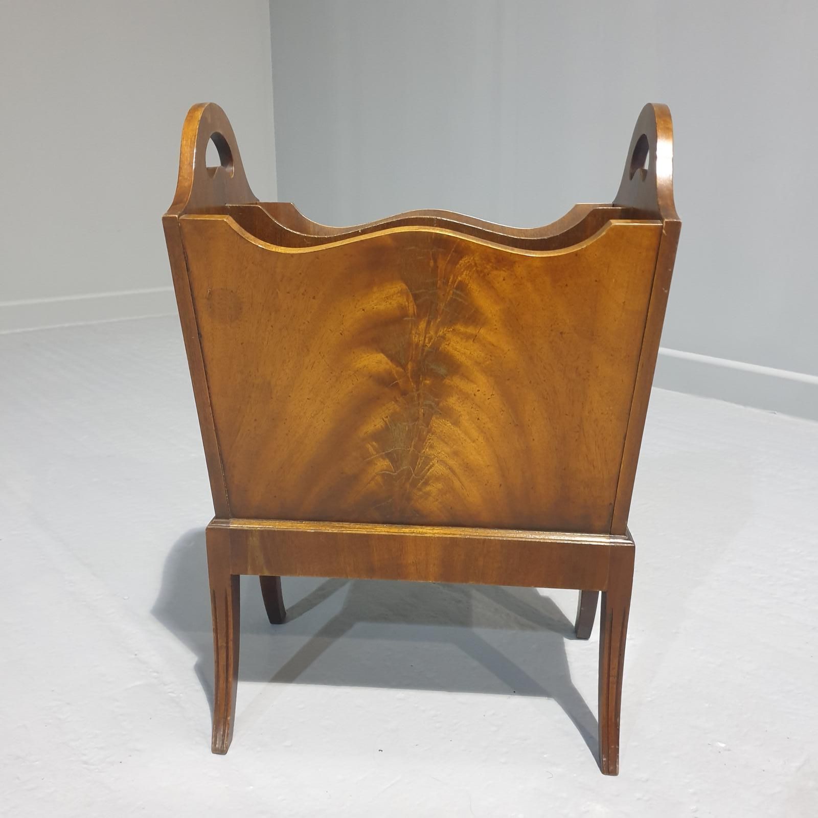 Lovely Mahogany Magazine Rack photo furniture