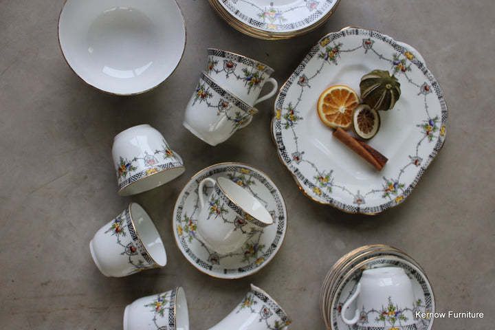 Vintage Art Deco China Tea Set photo vintage
