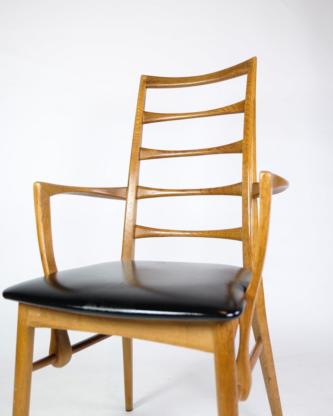Armchair In Oak, Model Lis, Designed By Niels Koefoed And Manufactured By Niels Koefoed Møbelfabrik Hornslet From Around 1960. photo furniture