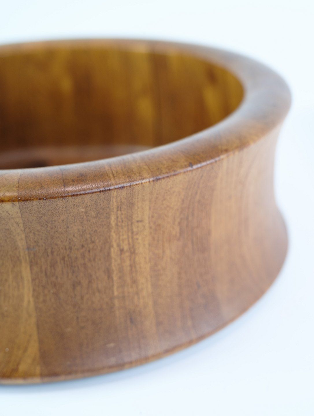Bowl Of Danish Design In Teak Wood With A Stamp By Digsmed From The 1960s. photo 460.0