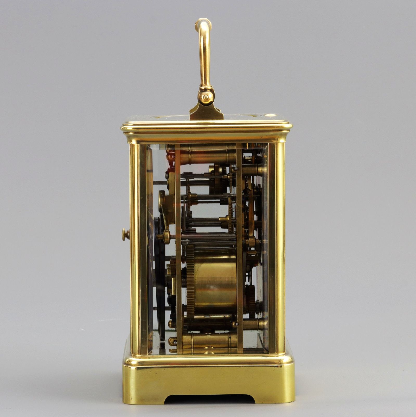 Antique French Striking Repeat Carriage Clock With Alarm By Leroy & Cie C1900 photo Home Decor
