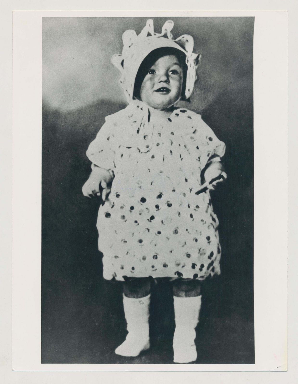 Marilyn Monroe (Norma Jean) As Little Child, Ca. 1927