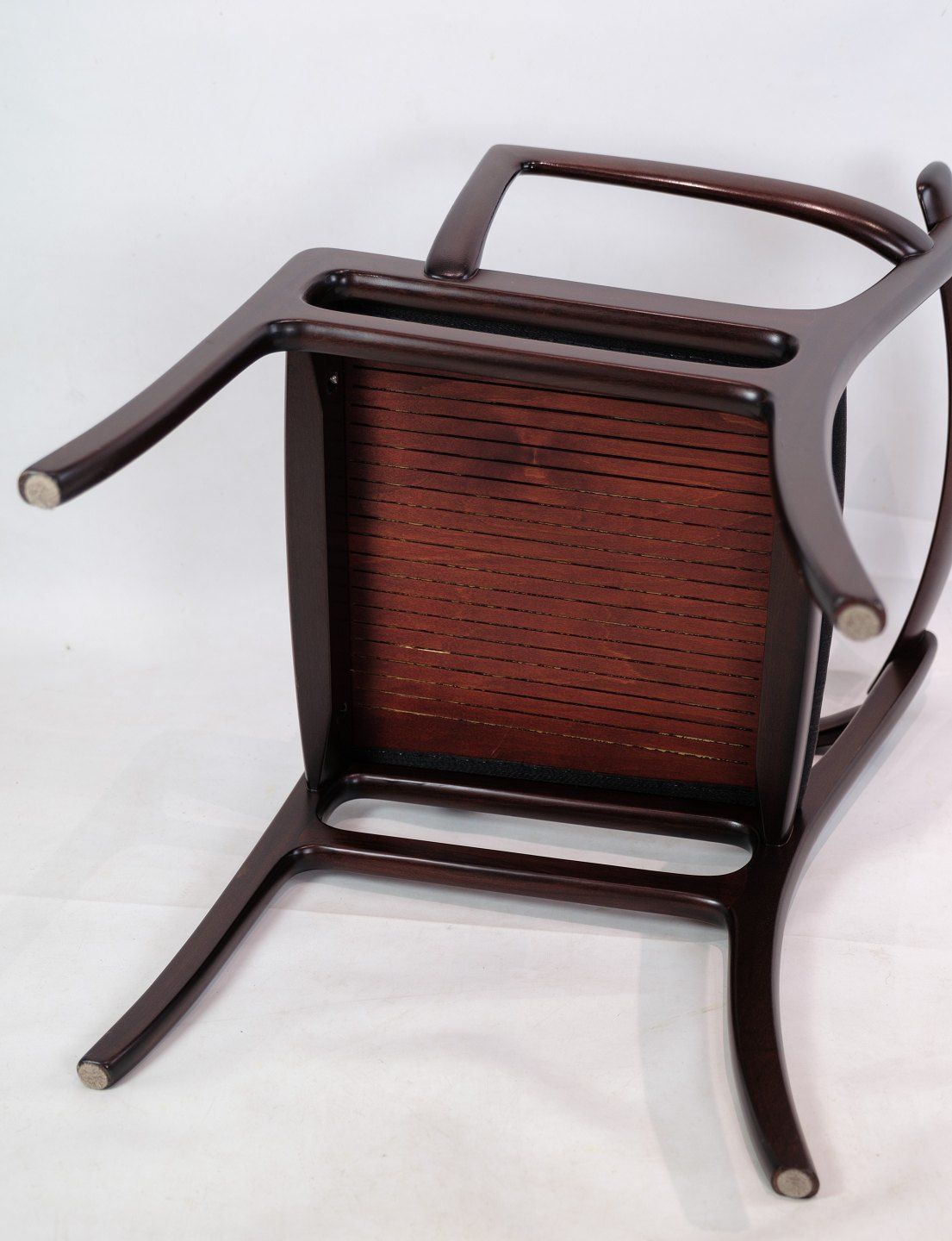 Set Of Two Mahogany Rungstedlund Armchairs By Ole Wancher For Poul Jeppesen's Furniture Factory. photo buy
