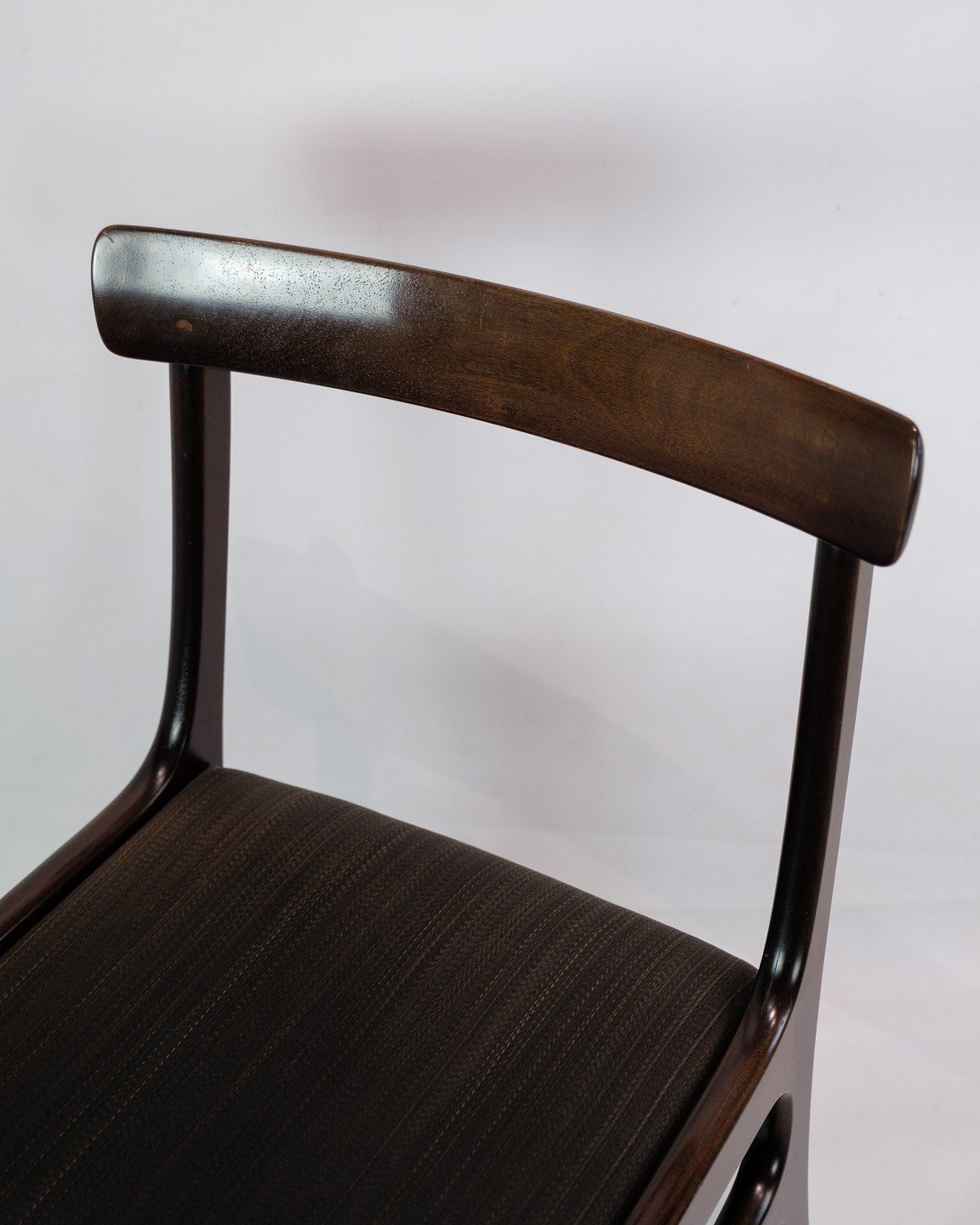 Set Of Two Mahogany Rungstedlund Chairs By Ole Wancher For Poul Jeppesen's Furniture Factory photo Furniture