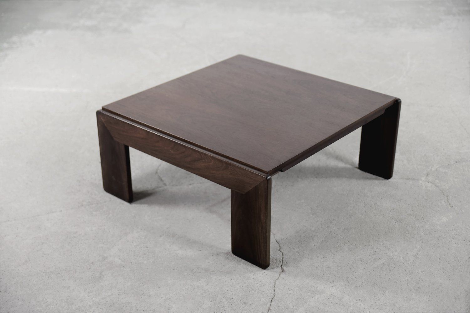 Vintage Mid Century Modern Bastiano Coffee Table In Teak By Tobia & Afra Scarpa For Gavina, 1960s photo buy