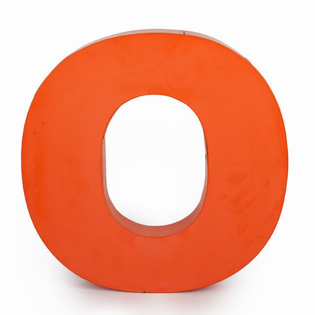 Metal Letter "O", 1990s, Vintage