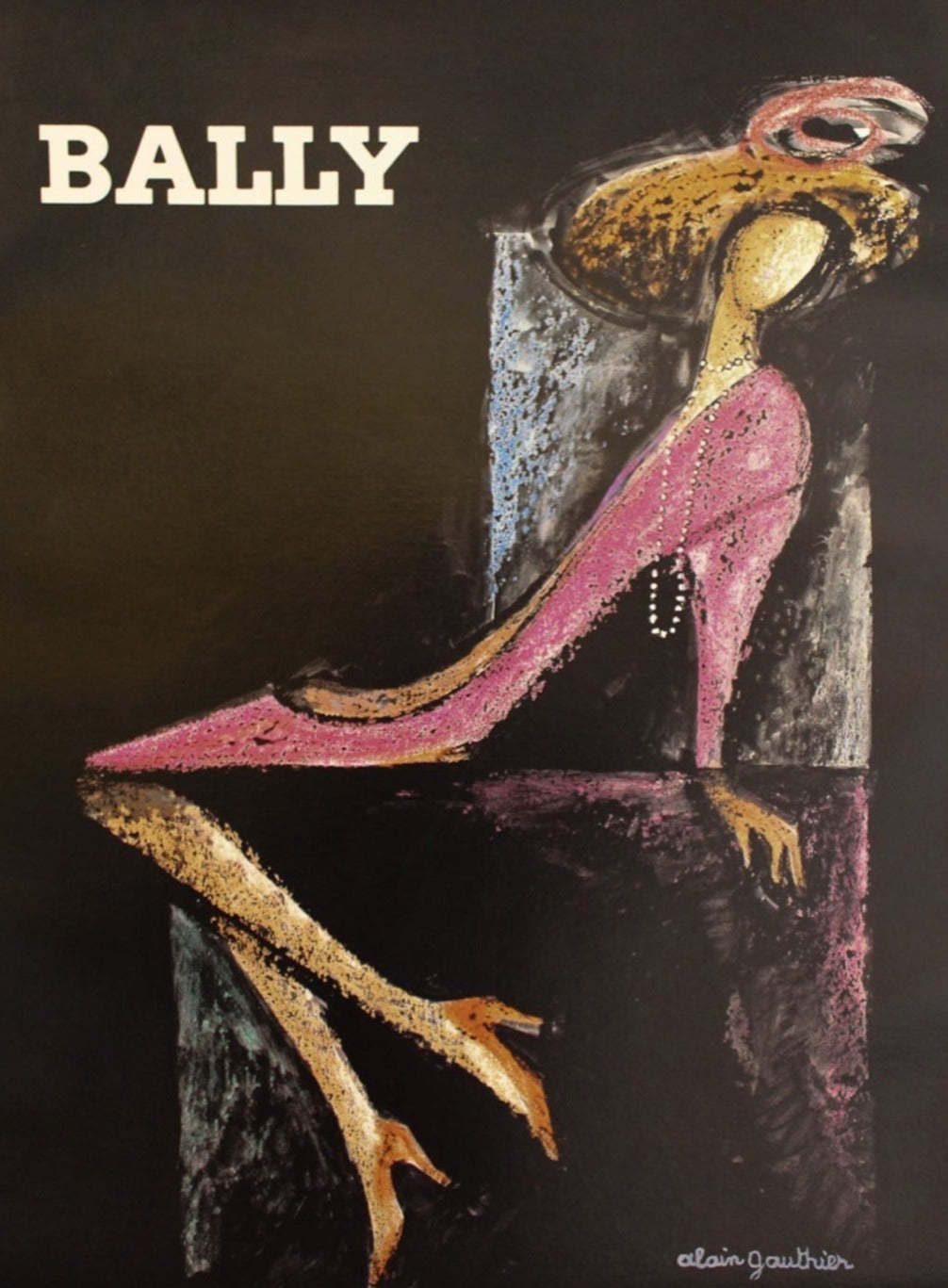 Bally   Rocks  Original Vintage Poster