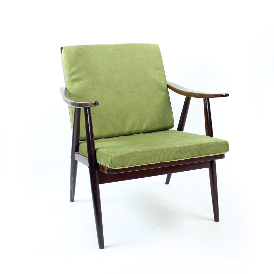 photo furniture Boomerang Armchair From Ton, Czechoslovakia, 1960s