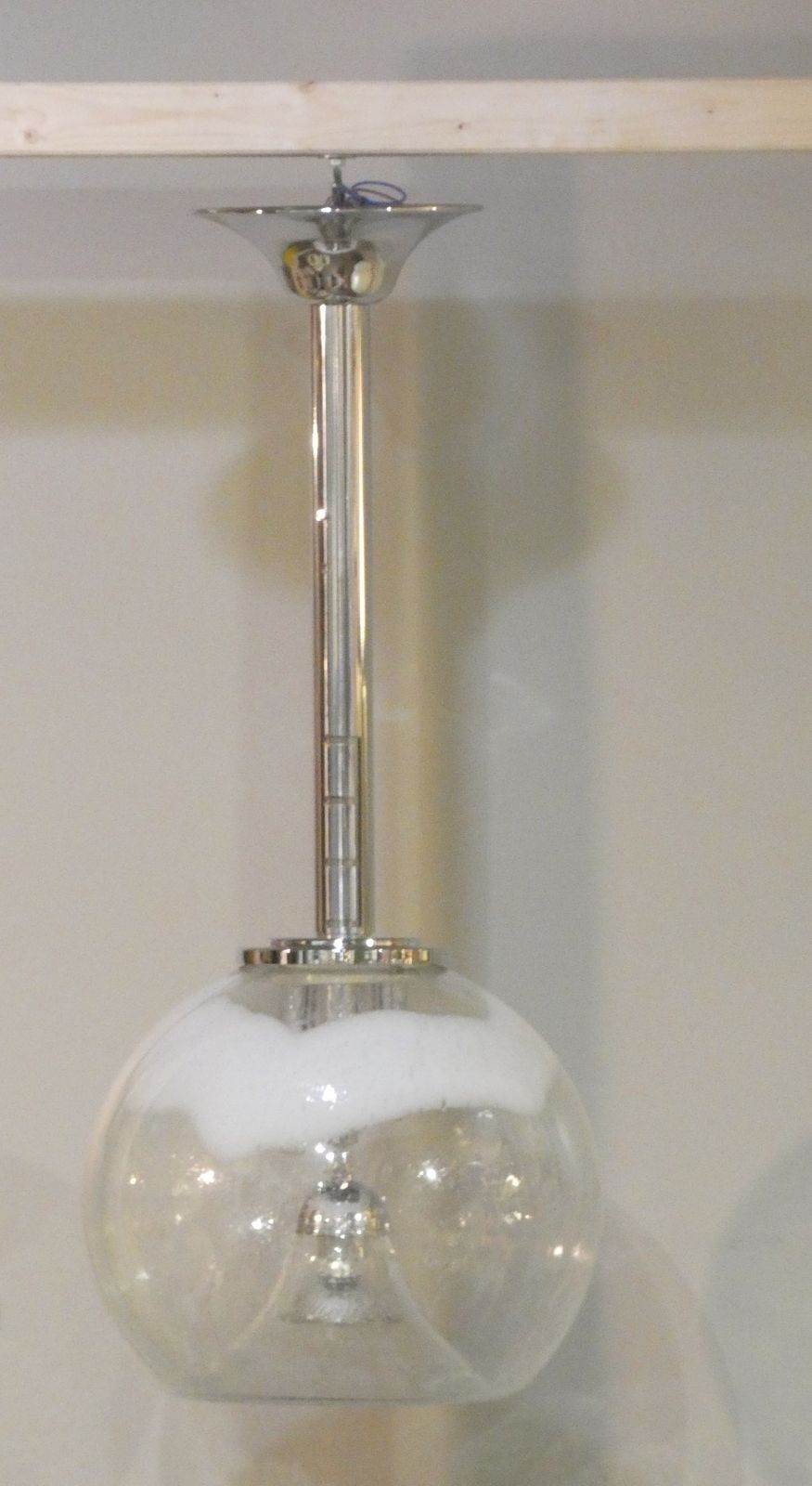 Telescopic Suspension With Rigid Rod By Gaetano Sciolari For Mazzega, 1970s photo 1610.0