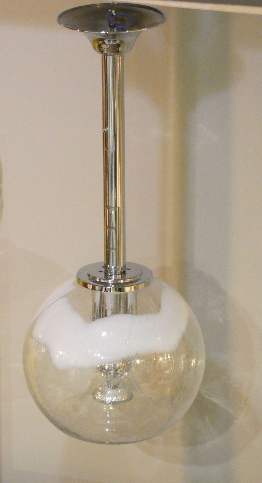 Telescopic Suspension With Rigid Rod By Gaetano Sciolari For Mazzega, 1970s photo buy