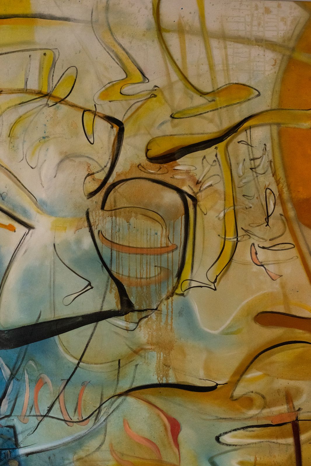 Kunst Palito Wood – Groot Olieverfschilderij Op Doek photo