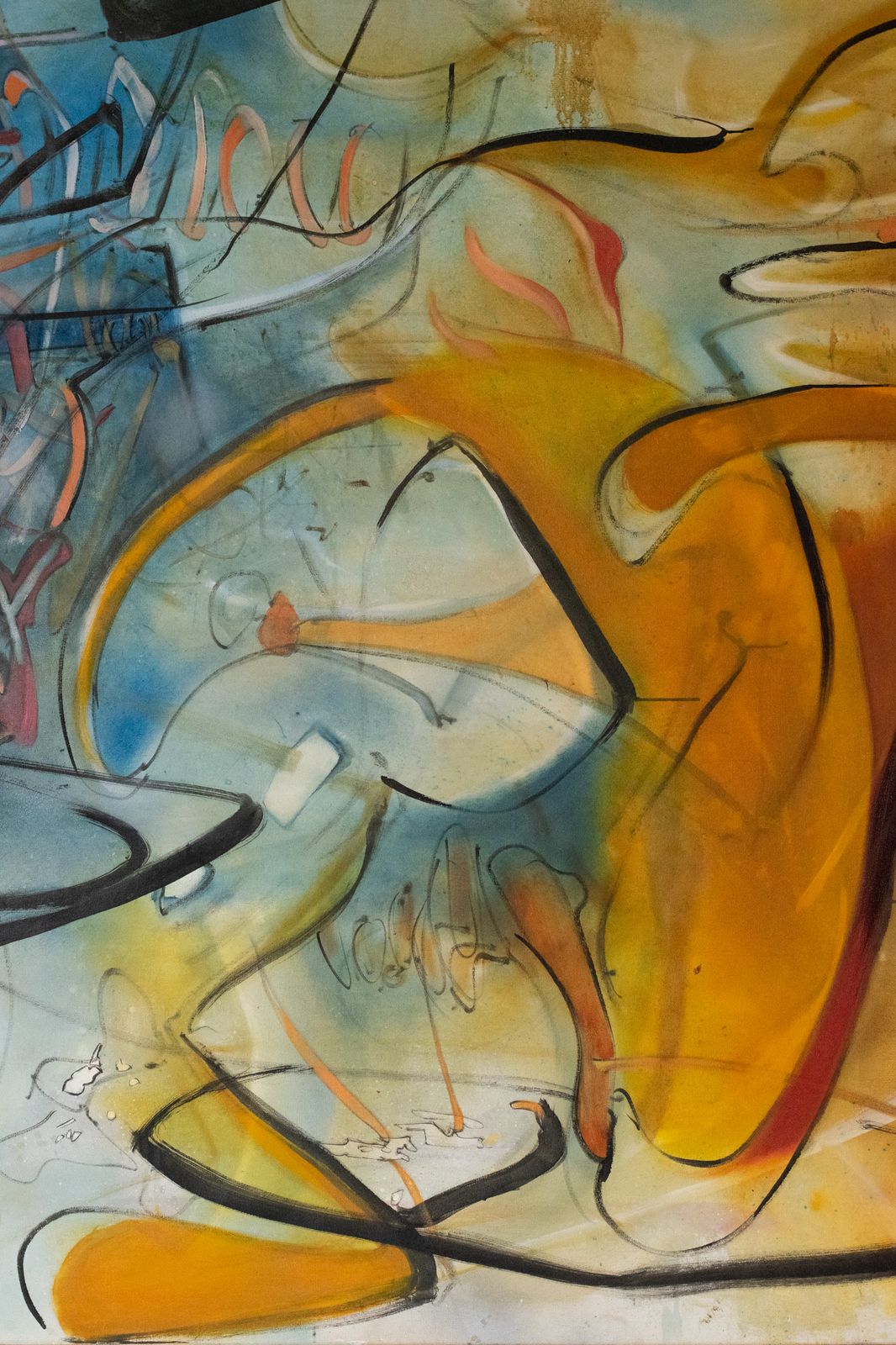 photo vinterior Palito Wood – Groot Olieverfschilderij Op Doek