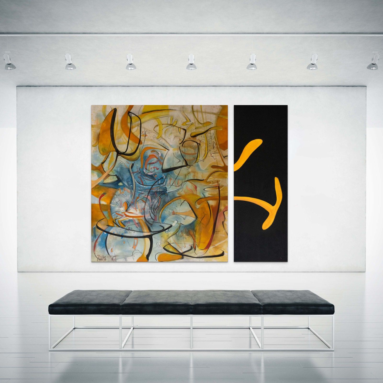 Palito Wood – Groot Olieverfschilderij Op Doek photo Kunst