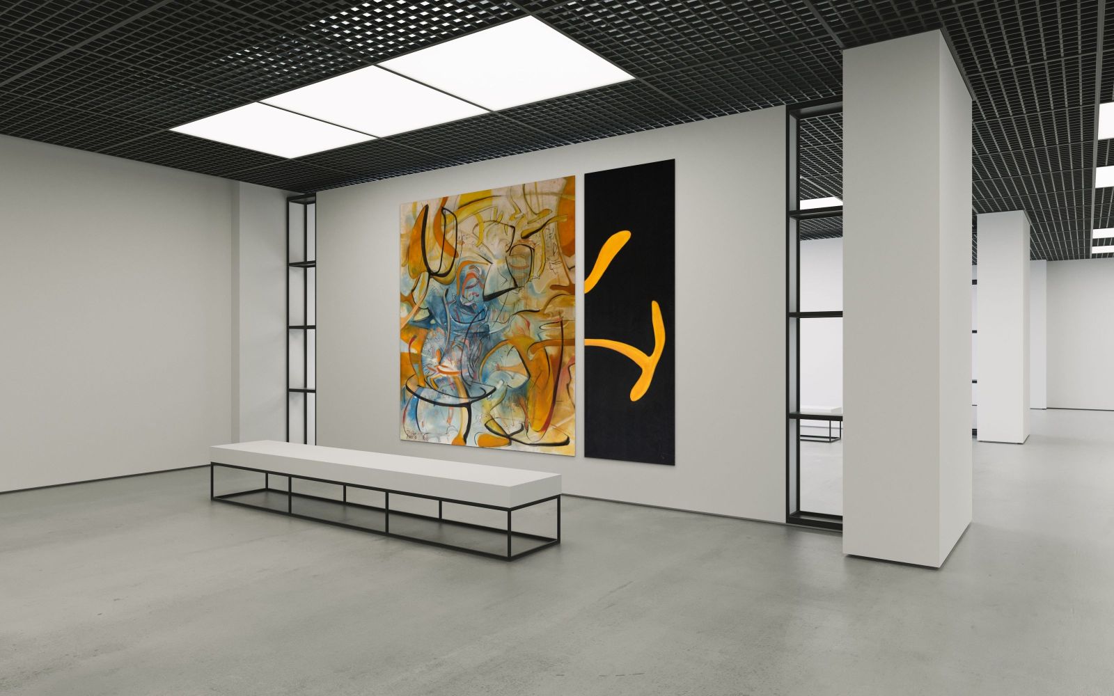 Palito Wood – Groot Olieverfschilderij Op Doek photo for sale