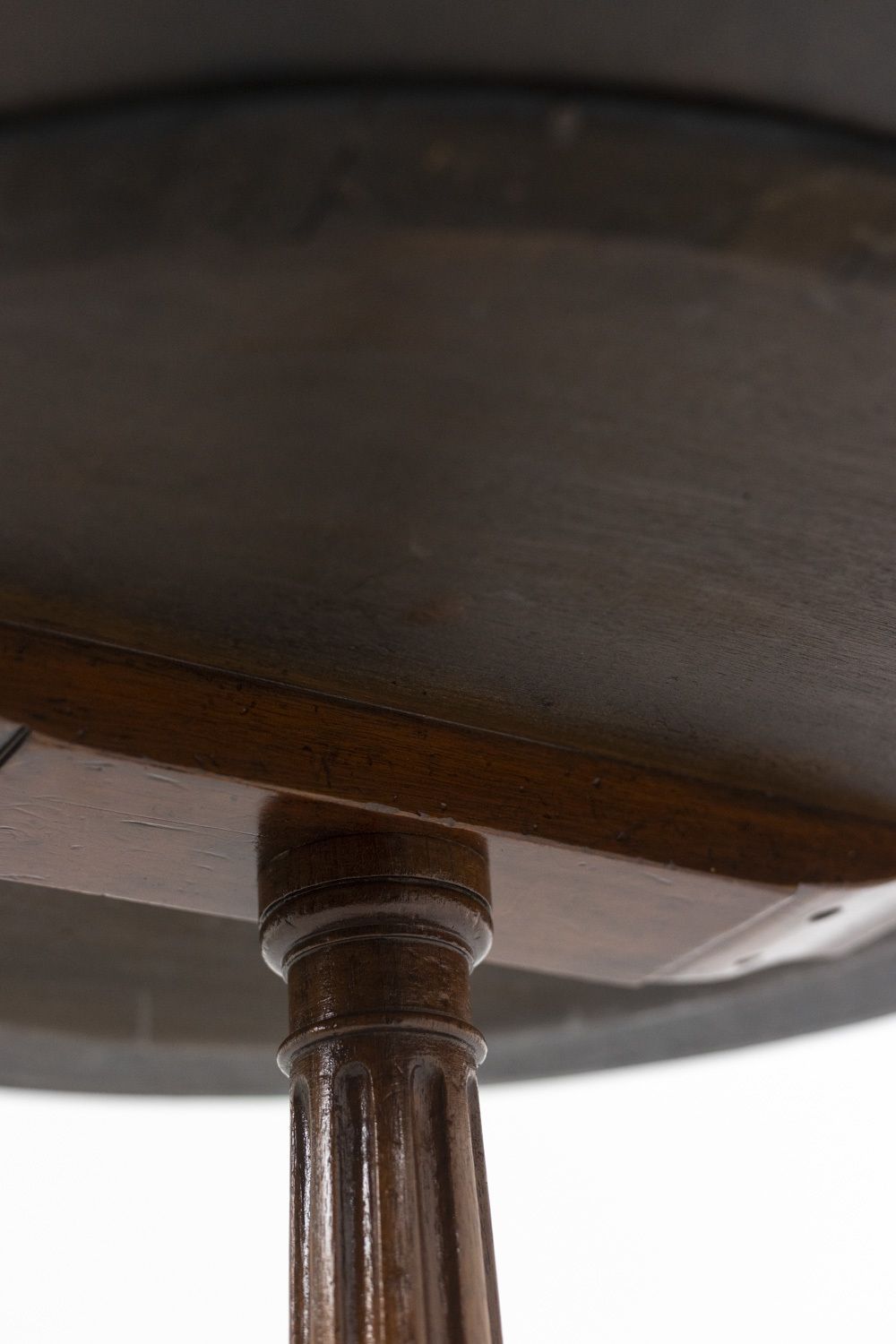 Pedestal Table Of Directoire Style In Mahogany And Marble, Circa 1900 photo vinterior