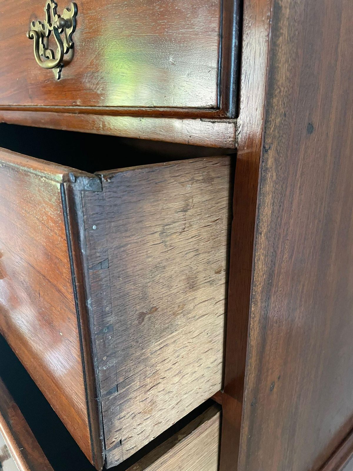 photo for sale Magnificent Antique George III Mahogany Chest On Chest