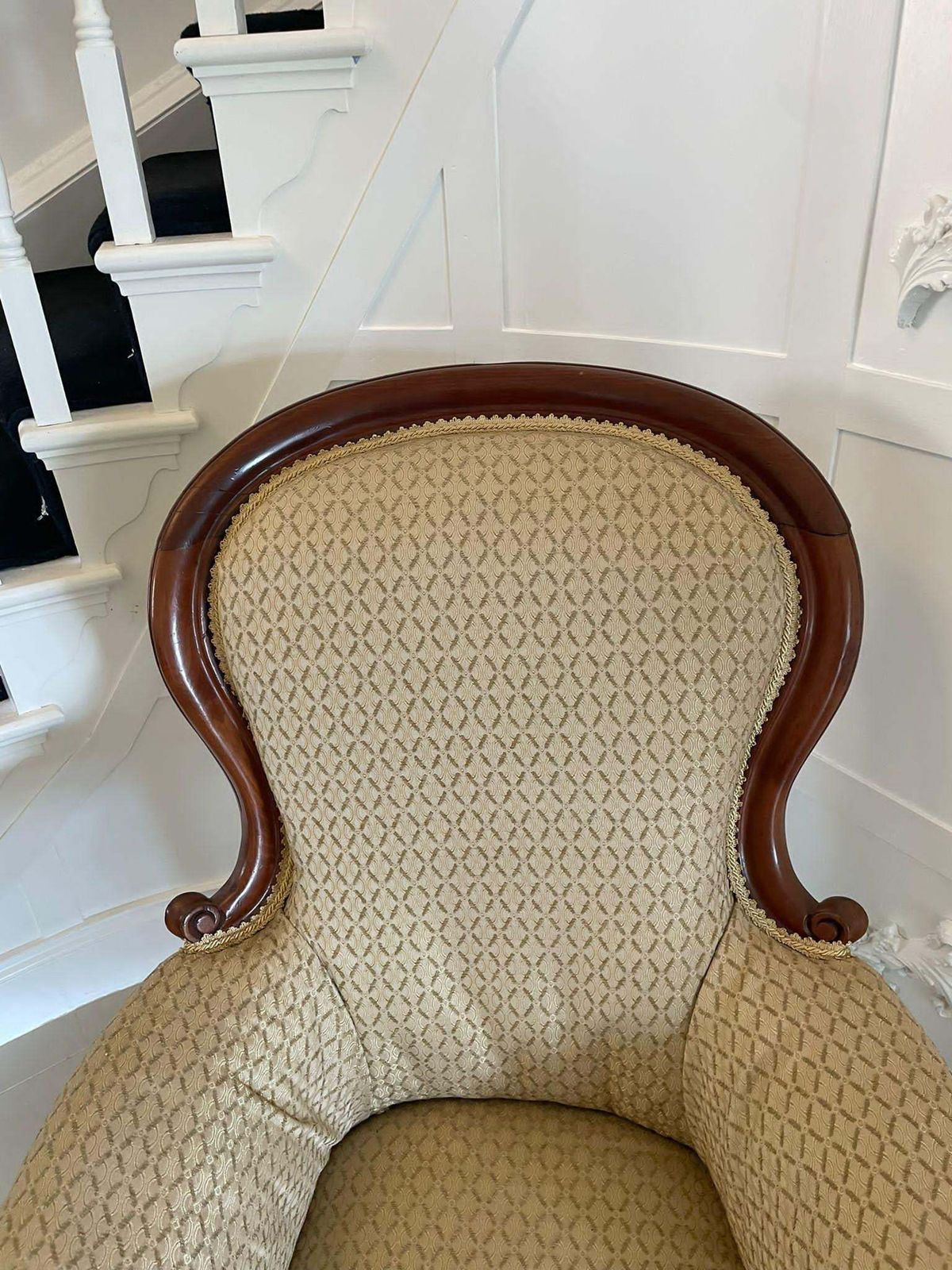 Quality Antique Victorian Mahogany Armchair photo vinterior