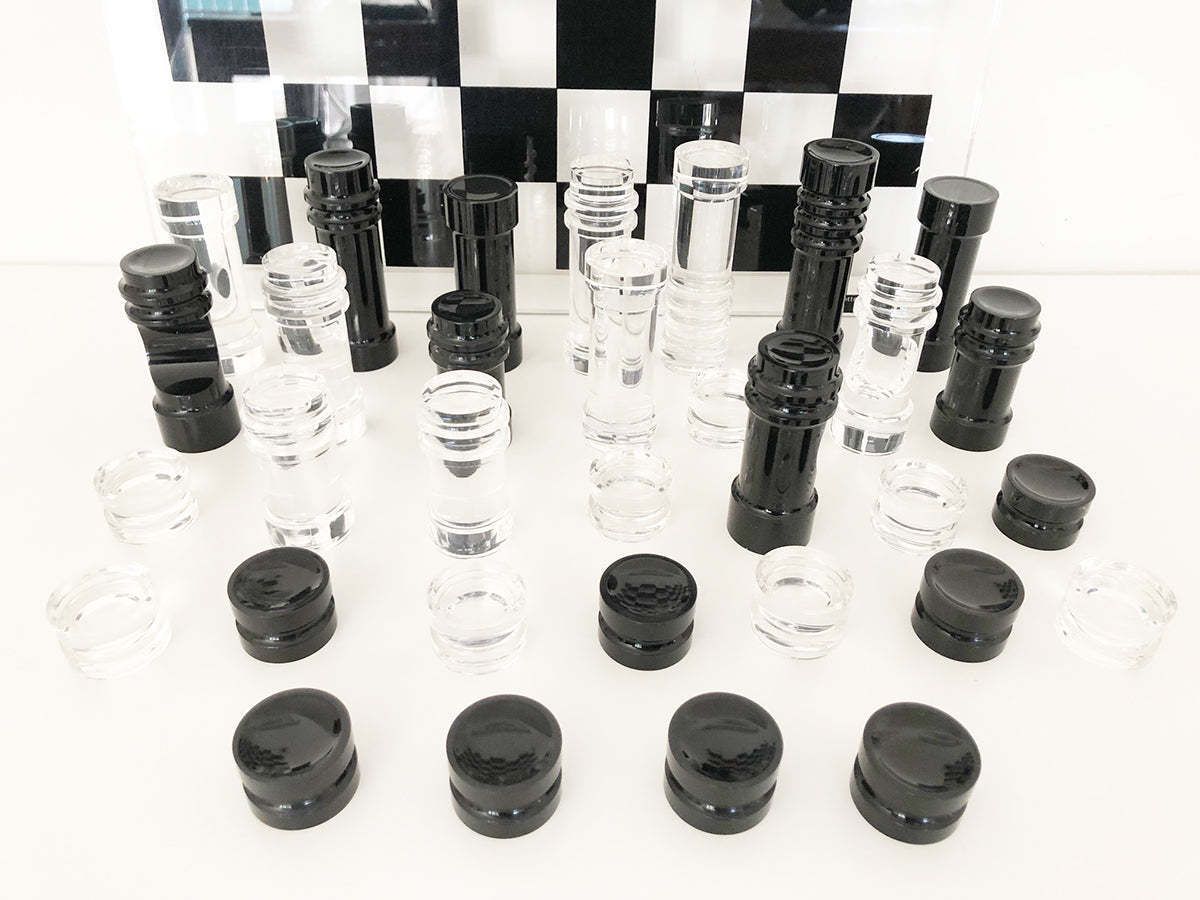 Felice Antonio Botta Original Lucite Chessboard From 1970  Design photo buy