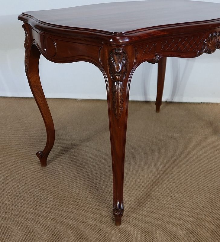 photo for sale Middle Table In Solid Mahogany, Louis XV Style, 19th Century