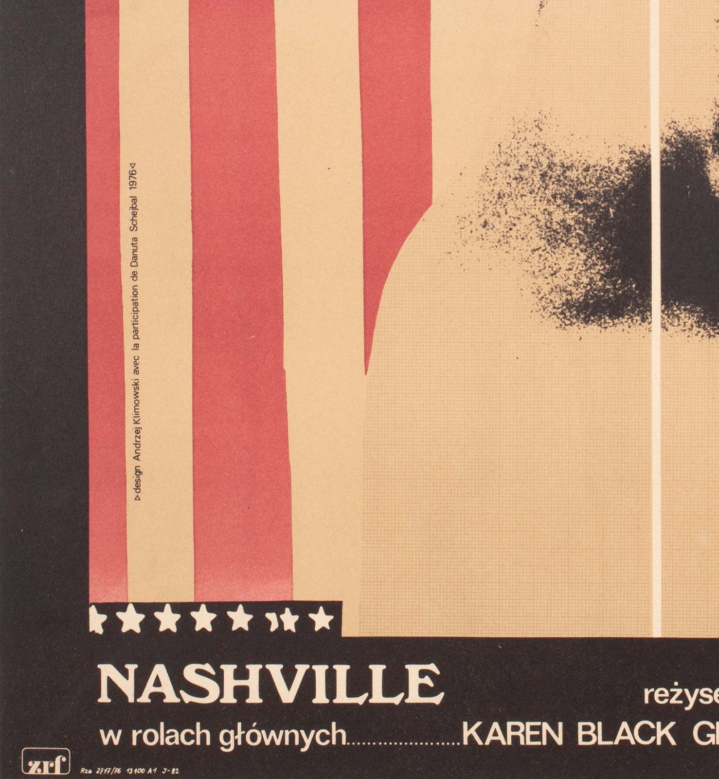 Nashville 1976 Polish A1 Film Movie Poster, Klimowski photo buy