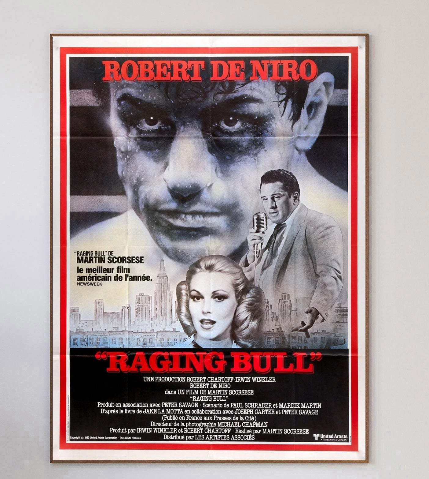 Raging Bull (French) Original Vintage Poster