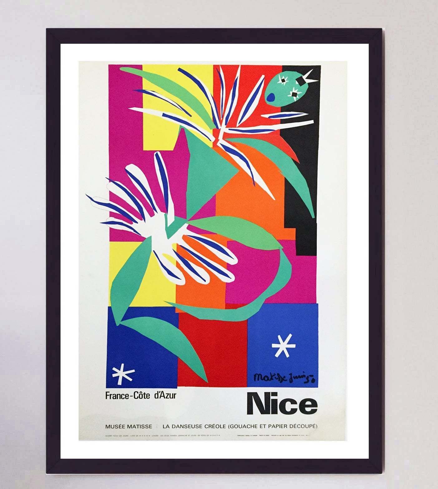 Henri Matisse   Nice The Creole Dancer, Original Vintage Poster photo furniture