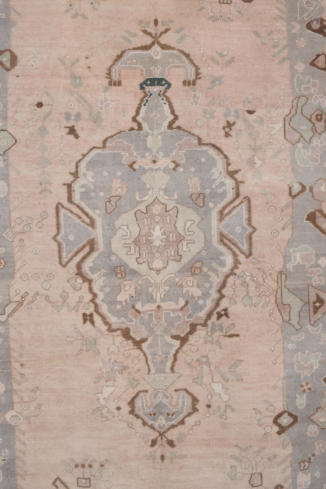 Vintage Floral Turkish Karapinar Rug 5'1" X 8'4" photo for sale