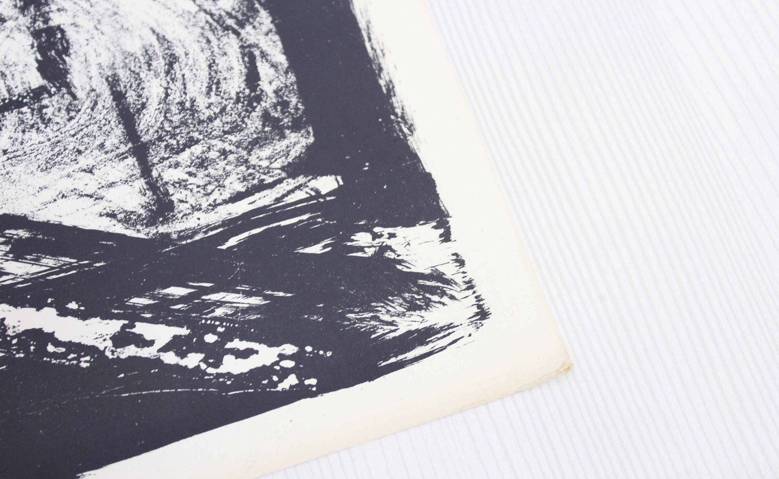 Lithograph By Swiss Artist Bernd Völkle 1963 photo for sale