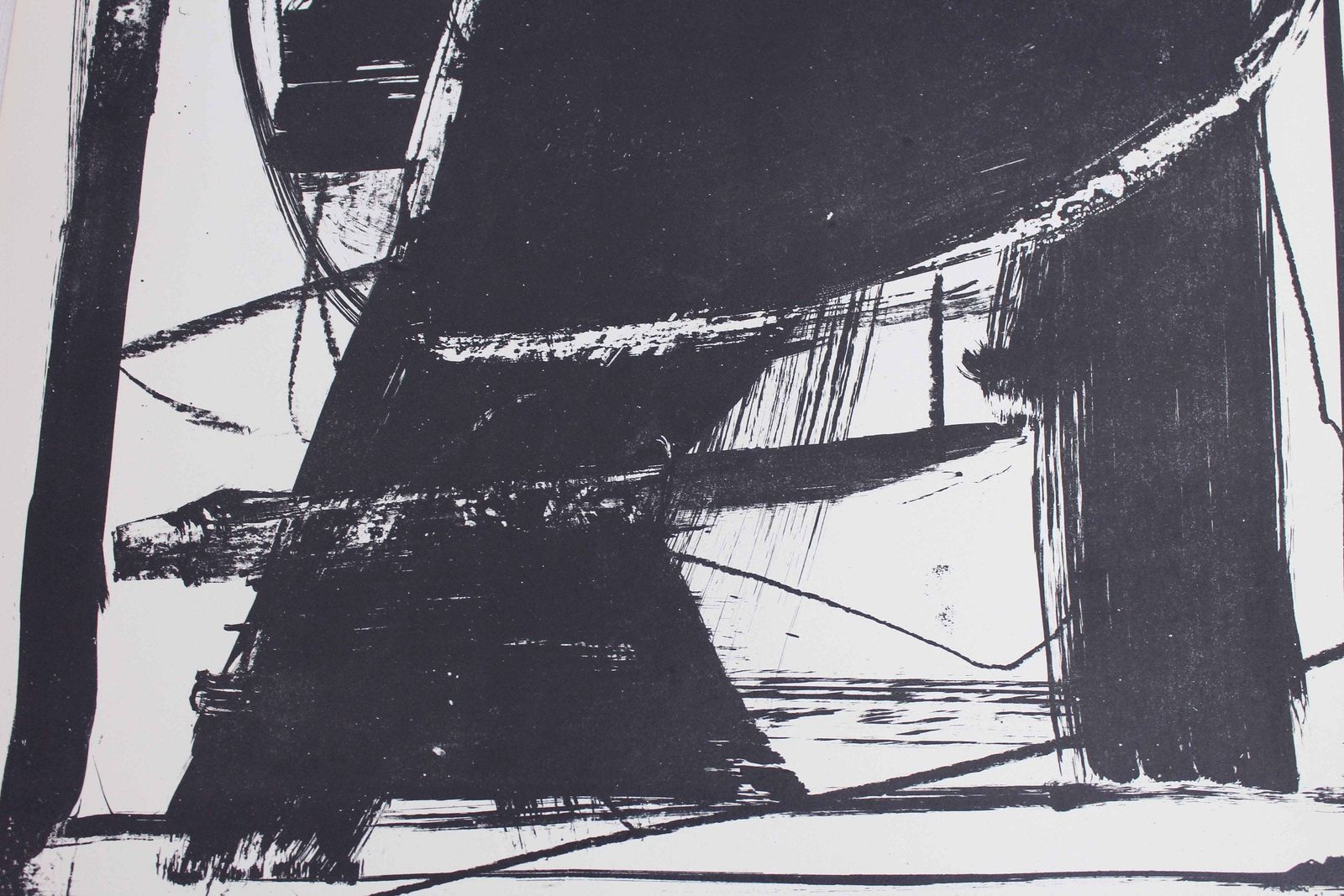 Lithograph By Swiss Artist Bernd Völkle 1963 photo 91.0