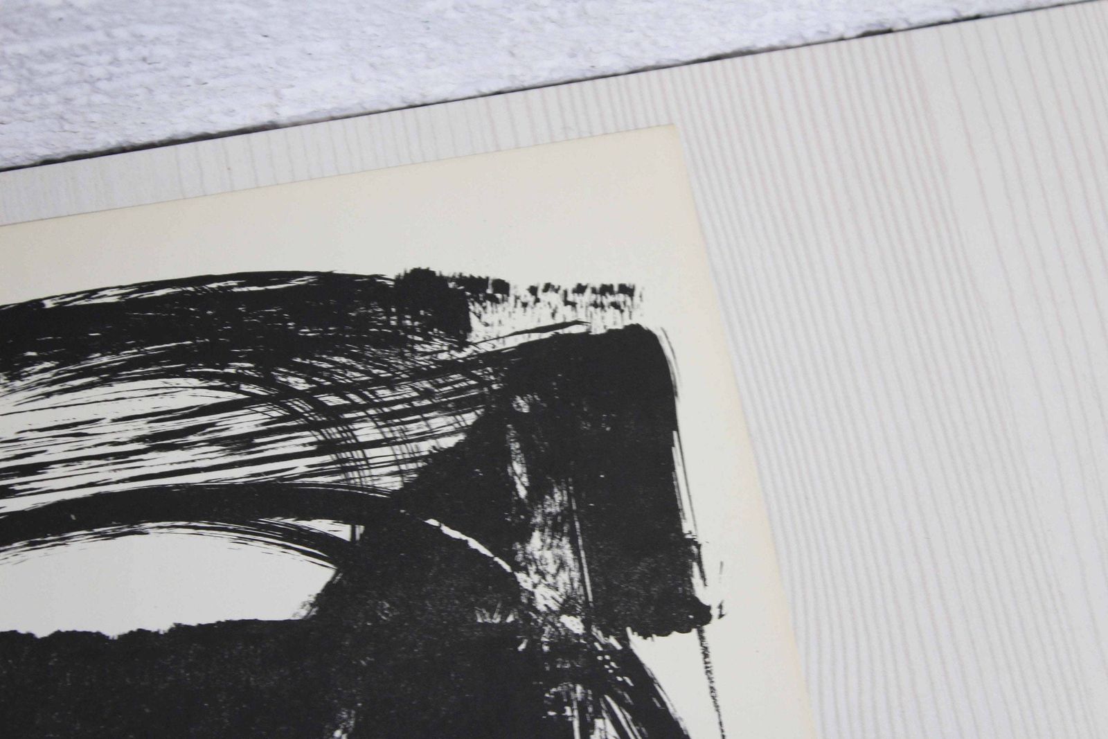 Lithograph By Swiss Artist Bernd Völkle 1963 photo vintage