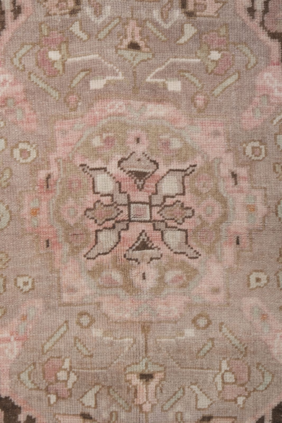 Vintage Pink Turkish Karapinar Rug With Venetian Renaissance Style 5'7" X 8' photo vintage