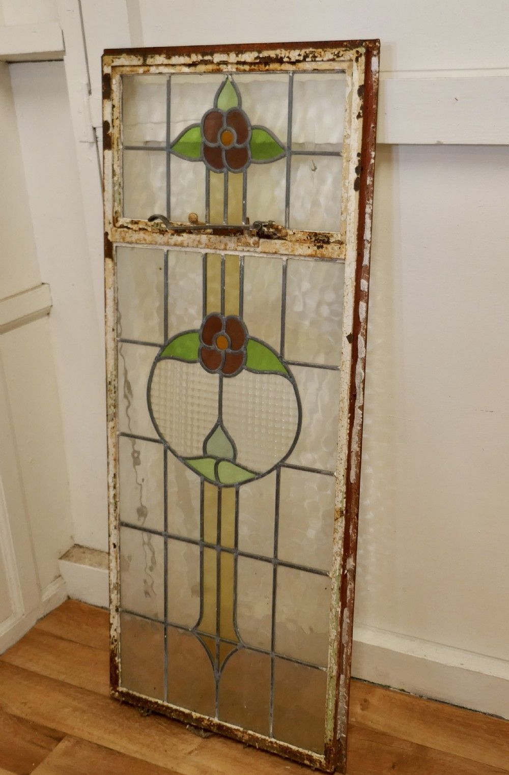 19th Century Arts And Crafts Stained Glass Window photo buy