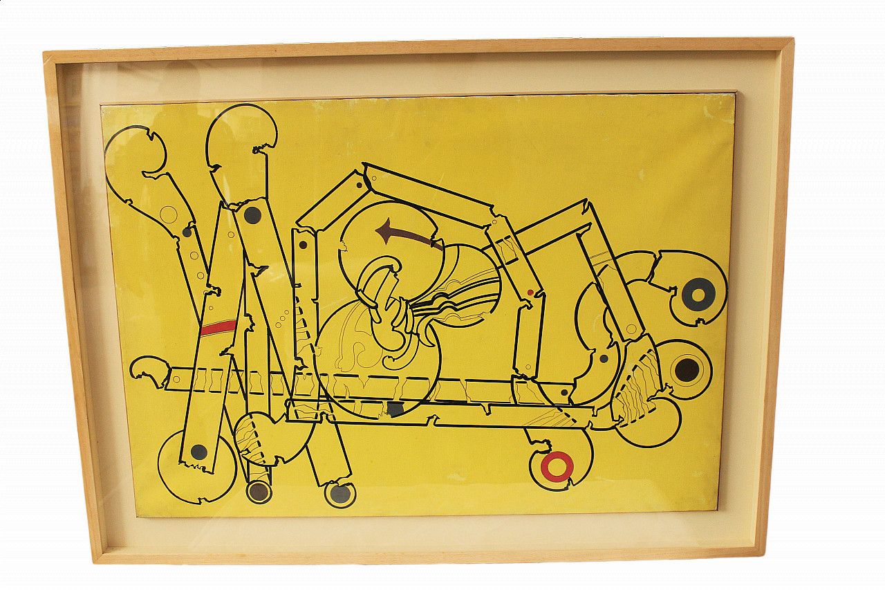 The Calculator From The Series Useless Machines By Renato Volpini, 1960s