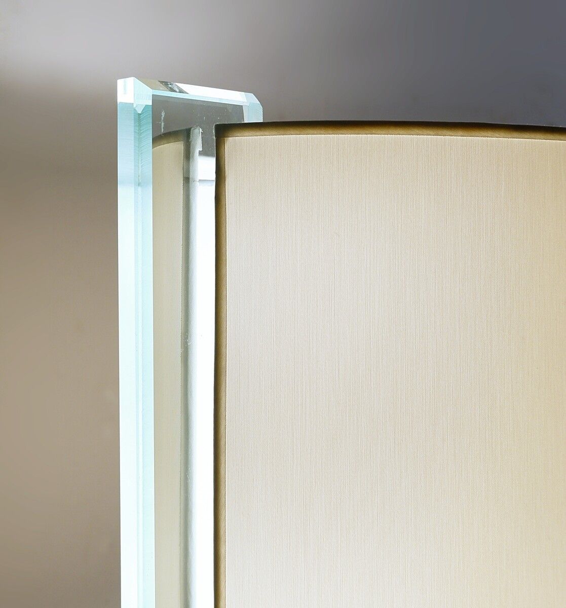 Mid Century Brass And Glass Table Lamp By Nathalie Grenon For Fontana Arte photo 2800.0