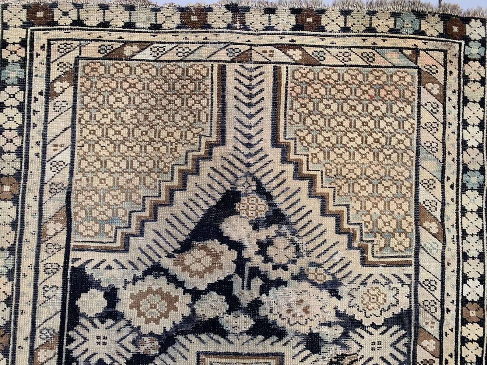 Vintage Shirvan Rug 175x97 Cm, Medium, Tribal Oriental Carpet Truly Shabby Chic photo vintage