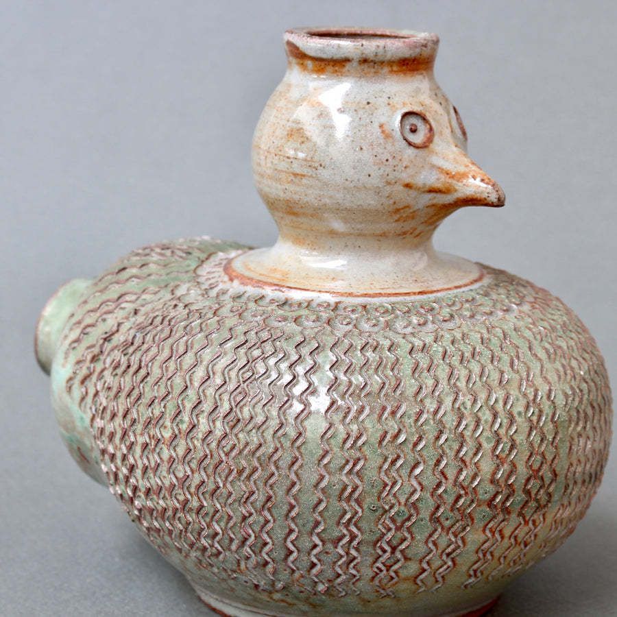 Home Decor Ceramic Stylised Bird Vase By Dominique Pouchain (Circa 1980s) photo