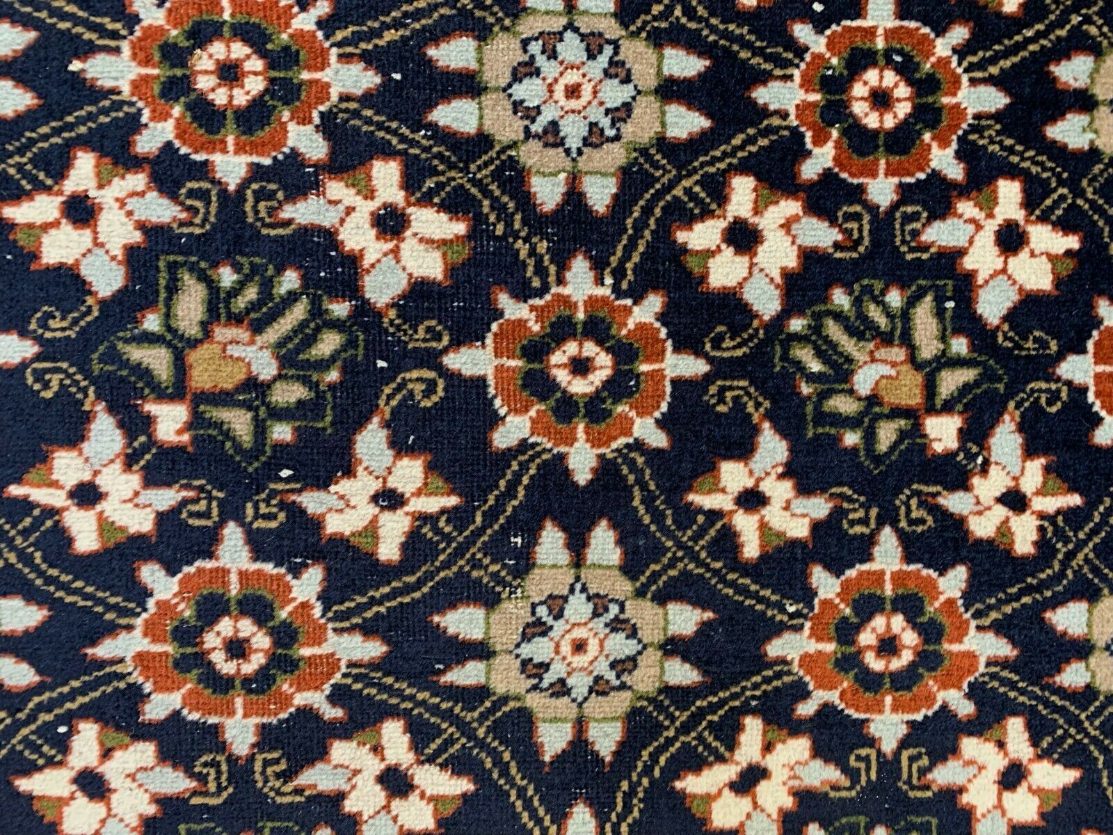 Vintage Tribal Indian Long Runner Veg Dye Wool Rug Tribal Handmade photo vinterior