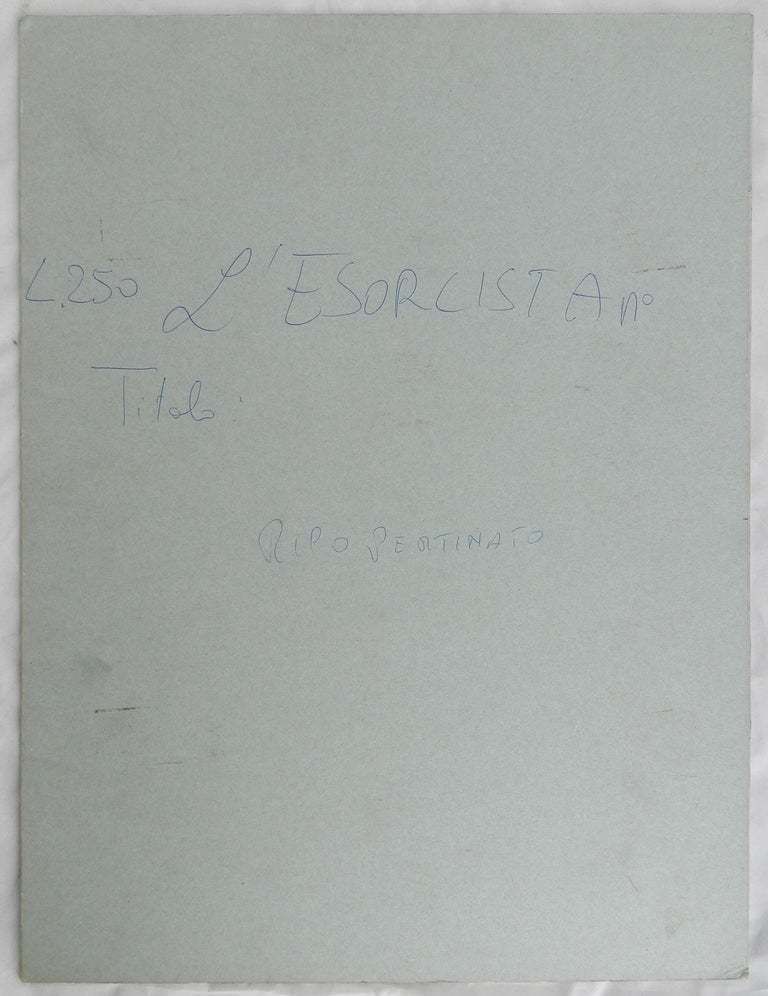 Original Painting Horror Comic L'esorcista C1970 photo vinterior