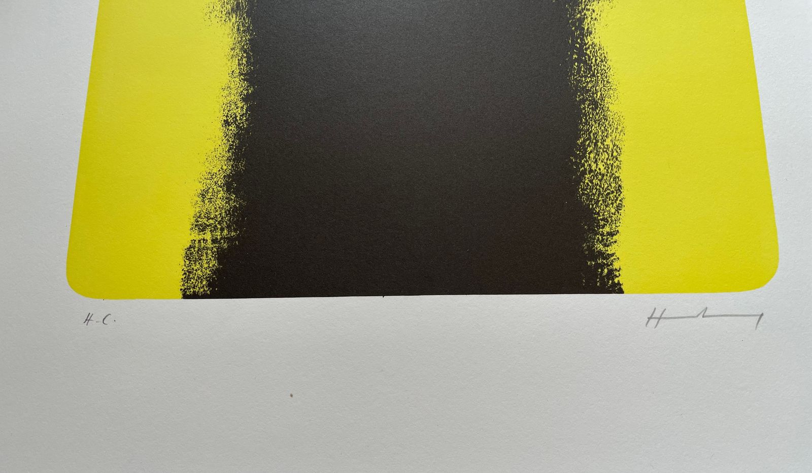 "L 5 1974". Limited Edition Print By Hans Hartung (French/German) photo vinterior