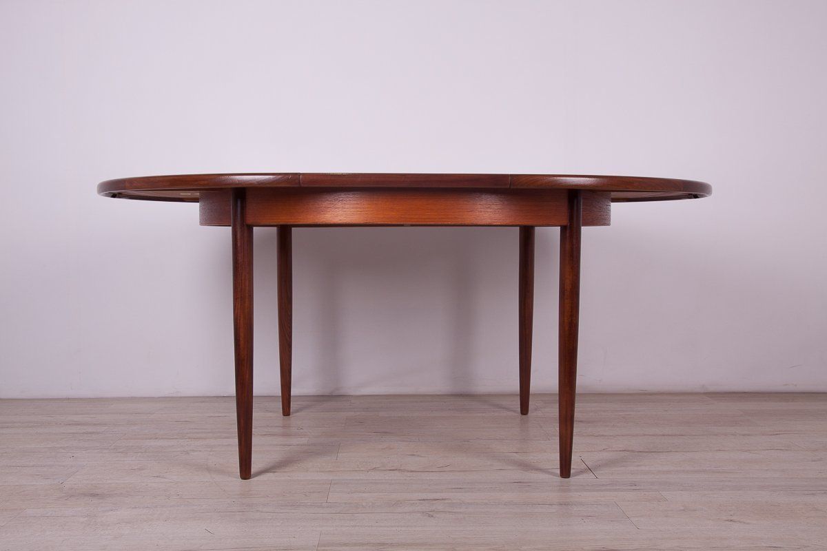 Mid Century Teak Round Fresco Dining Table From G Plan, 1960s photo vintage