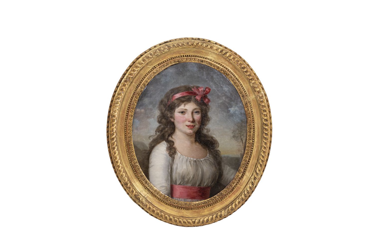 Directoire Period Portrait Of A Young Woman, Circa 1800