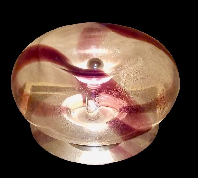 Giusto Toso By Leucos Bicolore Glass Murano 50 Cm ! Unique