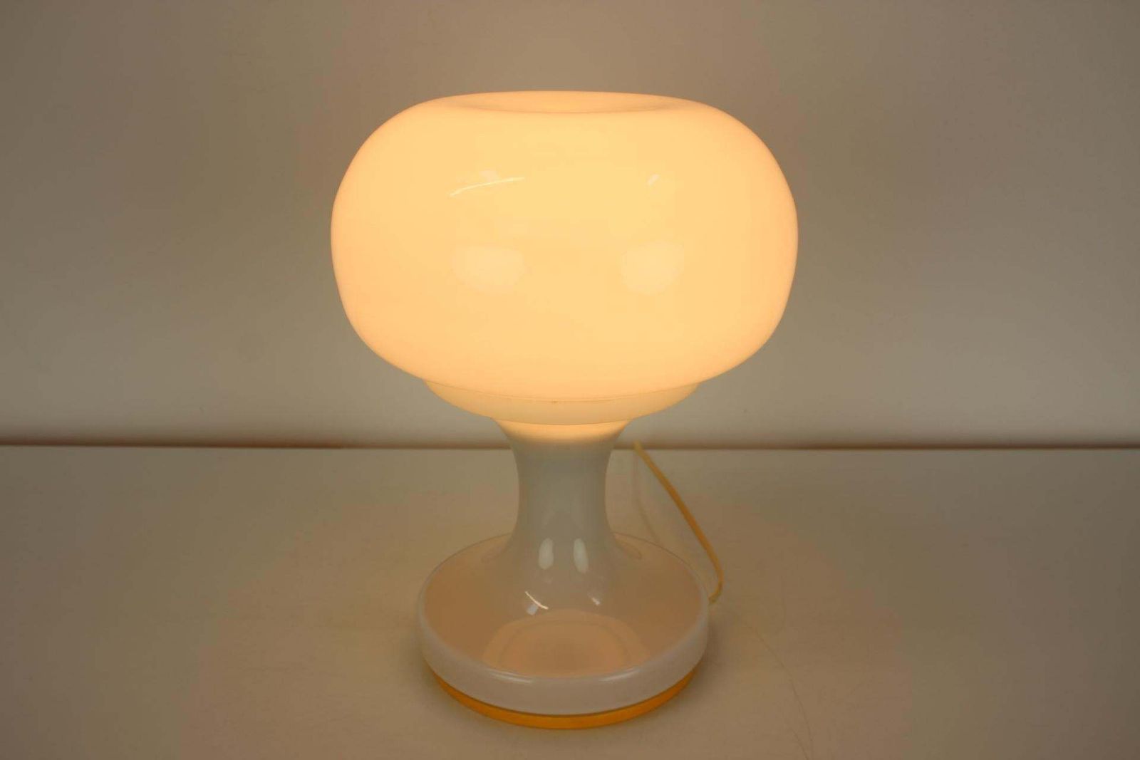 photo furniture All Glass Table Lamp By Valasske Mezirici, 1970s