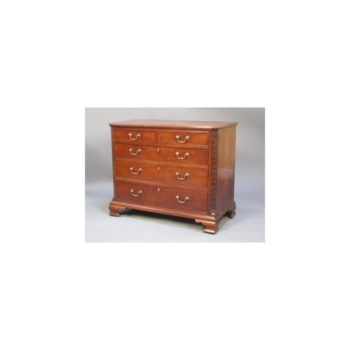 A Good 18thc Mahogany Chest Of Drawers photo for sale