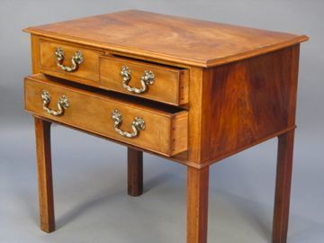 Georgian Mahogany Lowboy, 1800s photo for sale