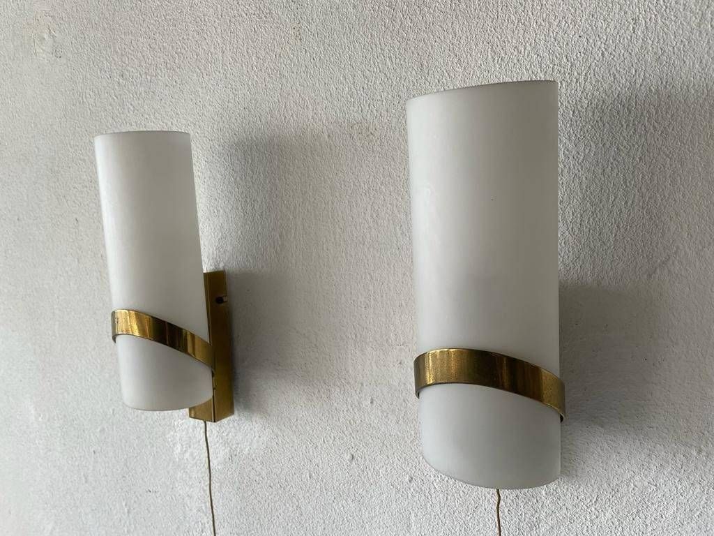 Mid Century Pair Of Sconces By Stilnovo, 1950s, Italy