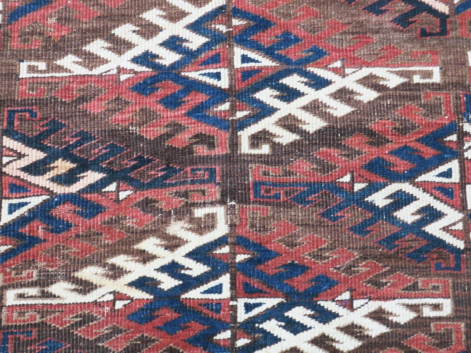 Fine Antique Yomud Tribal Main Carpet 1890 294x202cm photo Textiles